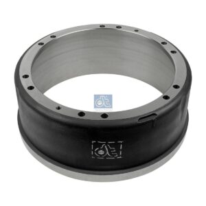 DT Spare Parts 4.64032 Brake drum, D: 430 mm, 12 bores, b: 15.5 mm, P: 400 mm, d: 373 mm, H: 190 mm, B: 160 mm