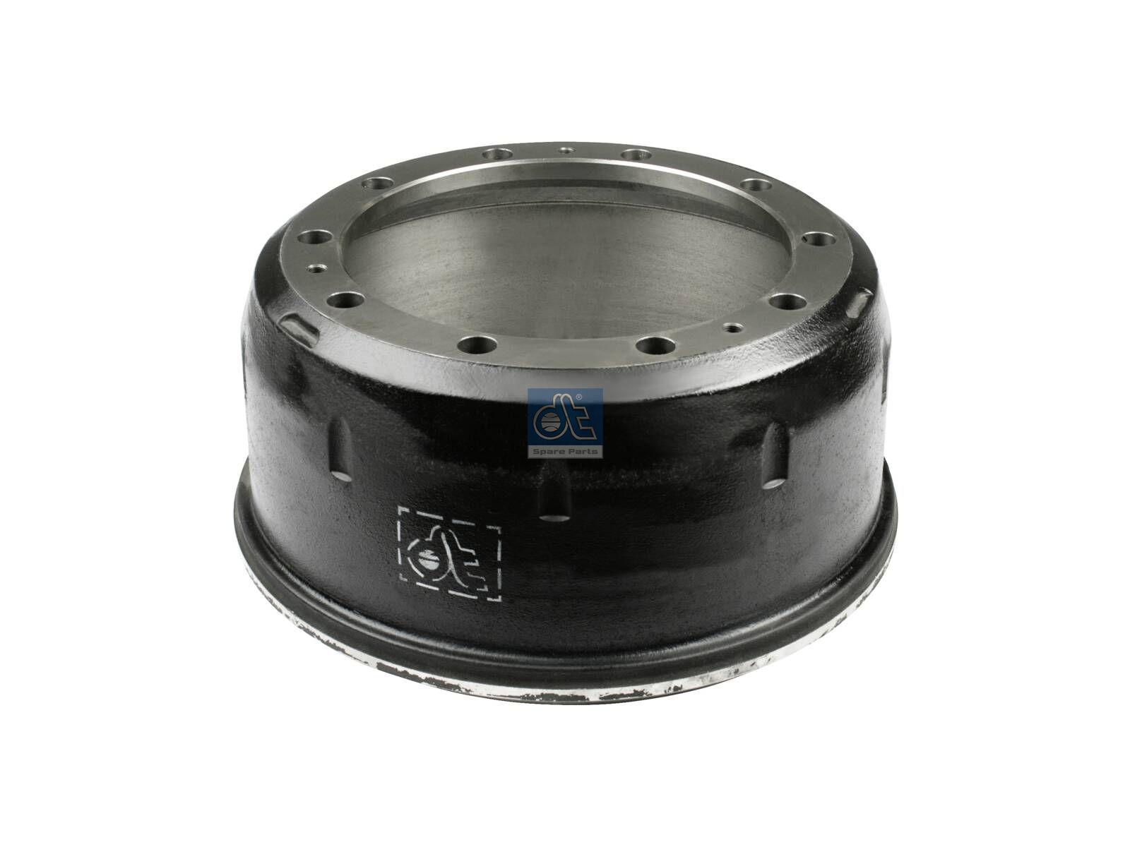 DT Spare Parts 4.64033 Brake drum, D: 410 mm, 10 bores, b: 23 mm, P: 335 mm, d: 298 mm, H: 218 mm, B: 152 mm