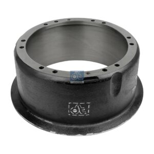 DT Spare Parts 4.64034 Brake drum, D: 440 mm, 12 bores, b: 16 mm, P: 400 mm, d: 373 mm, H: 222 mm, B: 192 mm