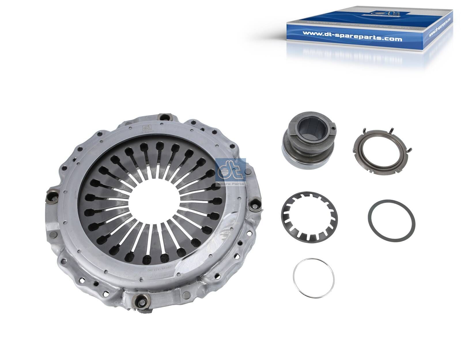 DT Spare Parts 4.64092 Clutch cover, with release bearing, D: 430 mm
