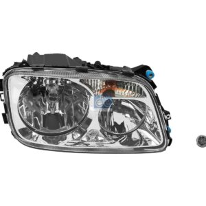 DT Spare Parts 4.64443SP Headlamp, right, with bulbs, with adjusting motor, 24 V
