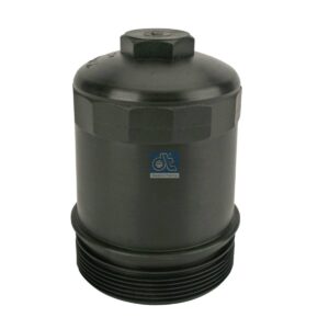 DT Spare Parts 4.64475 Oil filter cover, d: 41 mm, D: 105 mm, Te100 x 3, H: 144 mm