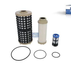 DT Spare Parts 4.64586 Fuel filter insert, with prefilter, d1: 31 mm, d2: 67 mm, D: 107 mm, H: 240 mm