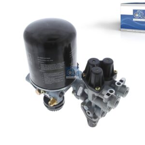 DT Spare Parts 4.64604 Air dryer, complete with valve, M12 x 1,5, M16 x 1,5, M22 x 1,5, Po21: 9 bar, Po22: 9 bar, Po23: 7.5 bar, Po24: 7.5 bar, Pc21: 7 bar, Pc22: 7 bar, Pc23: 4.5 bar, Pc24: 4.5 bar