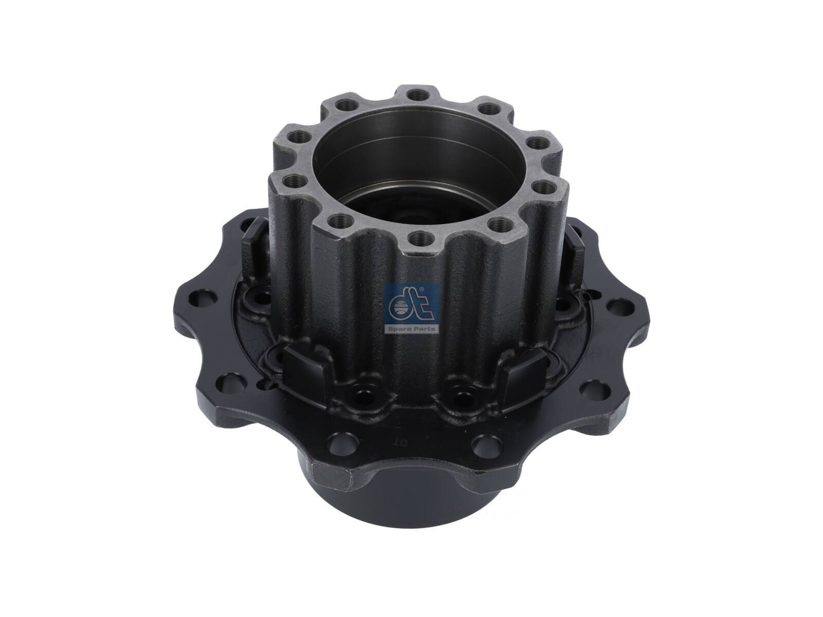 DT Spare Parts 4.64723 Wheel hub, without bearings, d1: 157 mm, d2: 170 mm, D: 377 mm, 10 bores, b: 22 mm, P: 335 mm, H: 298 mm