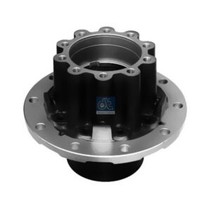 DT Spare Parts 4.64733 Wheel hub, without bearings, d1: 160 mm, d2: 170 mm, D: 377 mm, 10 bores, b: 22 mm, P: 335 mm, H: 313 mm