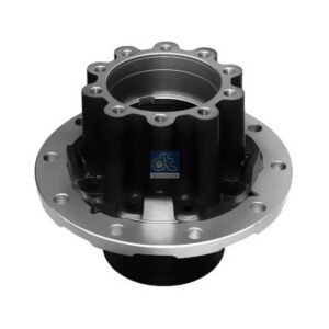 DT Spare Parts 4.64744 Wheel hub, with bearing, d1: 160 mm, d2: 170 mm, D: 377 mm, 10 bores, b: 22 mm, P: 335 mm, H: 298 mm