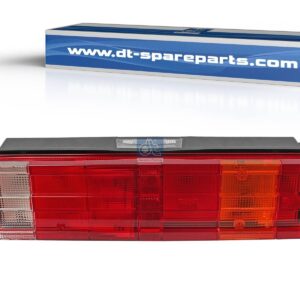 DT Spare Parts 4.64768 Tail lamp, left, with license plate lamp, 12 V