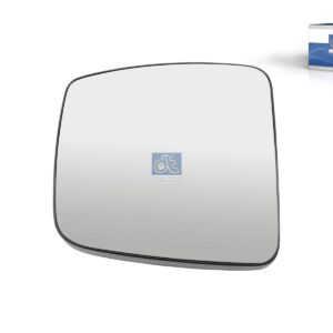 DT Spare Parts 4.64832 Mirror glass, wide view mirror, left, heated, R: 300 mm