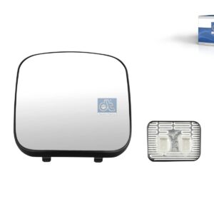 DT Spare Parts 4.64835 Mirror glass, wide view mirror, heated, R: 300 mm
