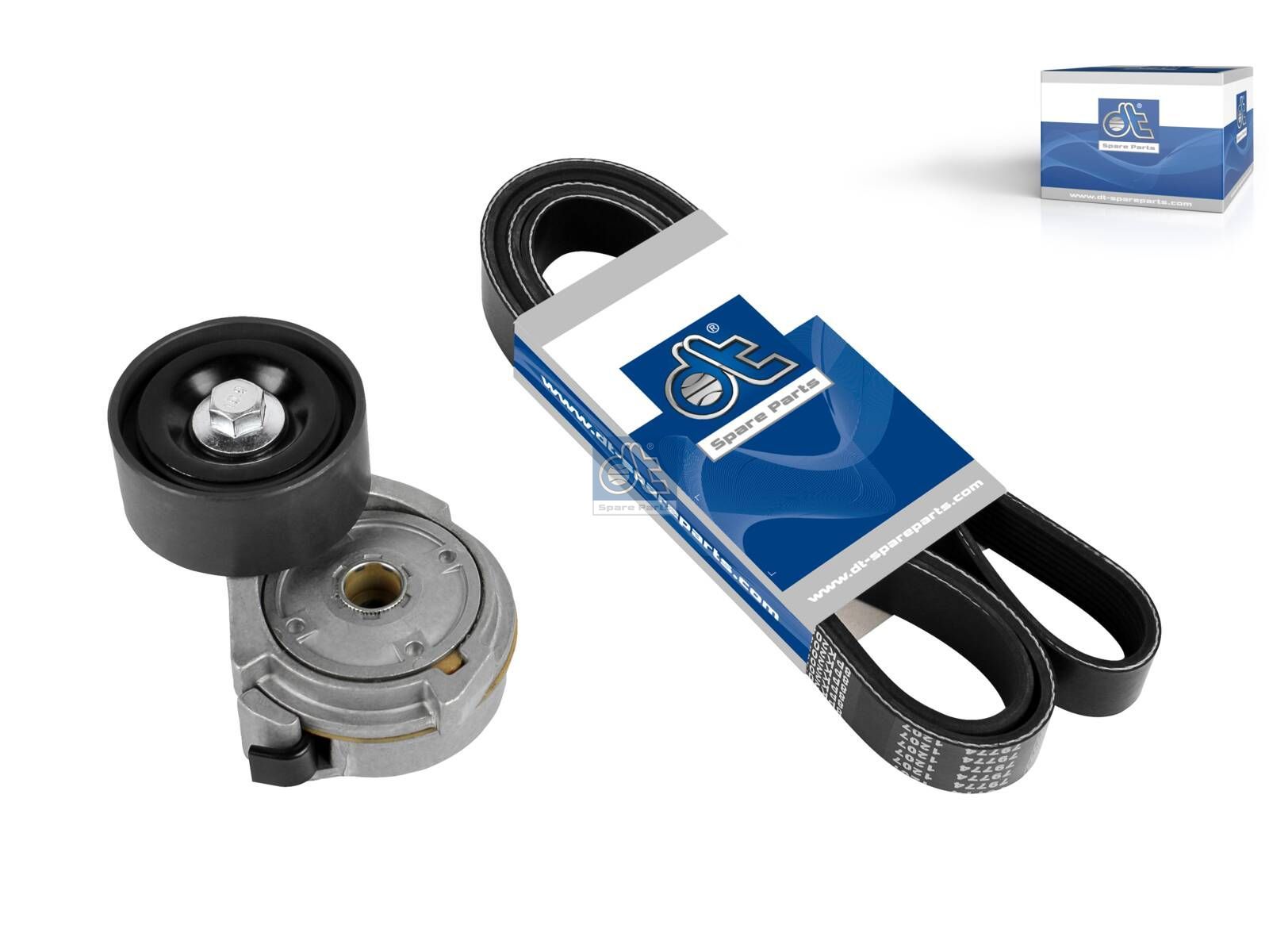 DT Spare Parts 4.65495 Belt tensioner kit, 8 PK, L: 2080 mm