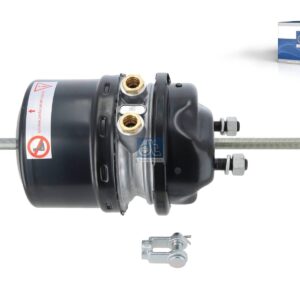 DT Spare Parts 4.65598 Spring brake cylinder, right, M16 x 1,5, M22 x 1,5, Ls: 57 mm, Lp: 187 mm