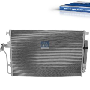DT Spare Parts 4.66344 Condenser, without sensor, L: 680 mm, L: 680 mm, W: 460 mm, W: 460 mm, T: 16 mm, T: 16 mm
