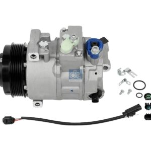 DT Spare Parts 4.66353 Compressor, air conditioning, oil filled, 12 V, 6 PK, DP: 110 mm, 6 grooves