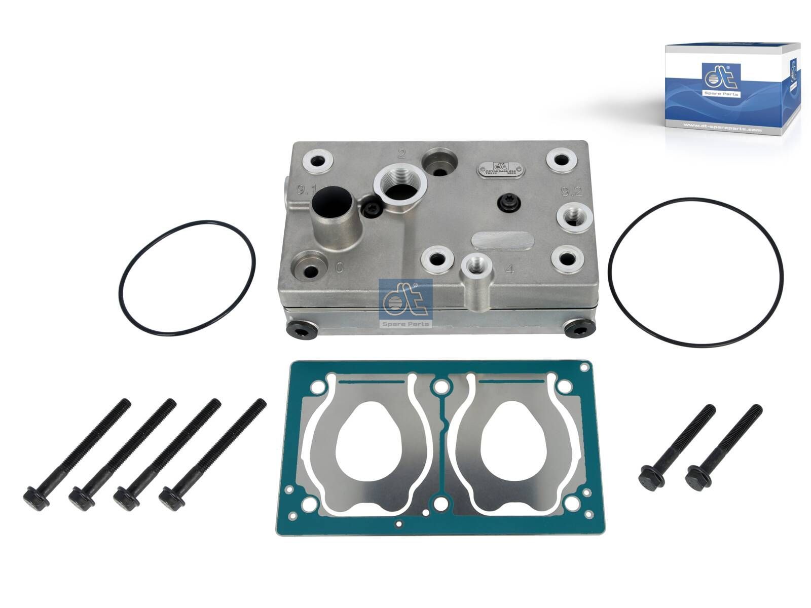 DT Spare Parts 4.66532 Cylinder head, compressor, complete