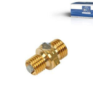 DT Spare Parts 4.66720 Screw fitting, M12 x 1,5, LTh1: 11.5 mm, M14 x 1,5, LTh2: 10 mm, SW: 17, L: 29 mm