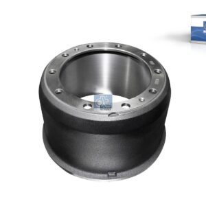 DT Spare Parts 4.67017 Brake drum, D: 400 mm, 10 bores, b: 23 mm, P: 335 mm, d: 290 mm, H: 266 mm, B: 214 mm