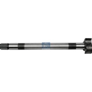 DT Spare Parts 4.67112 Brake camshaft, left, D: 42 mm, L1: 565 mm, L2: 39.5 mm, L3: 512 mm, 26 teeth