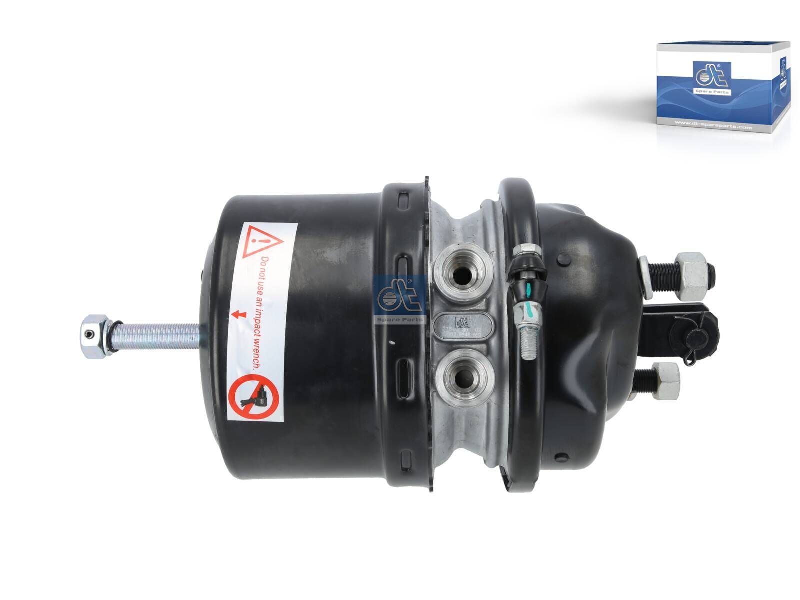 DT Spare Parts 4.67653 Spring brake cylinder, right, M16 x 1,5, Ls: 57 mm, Lp: 37 mm