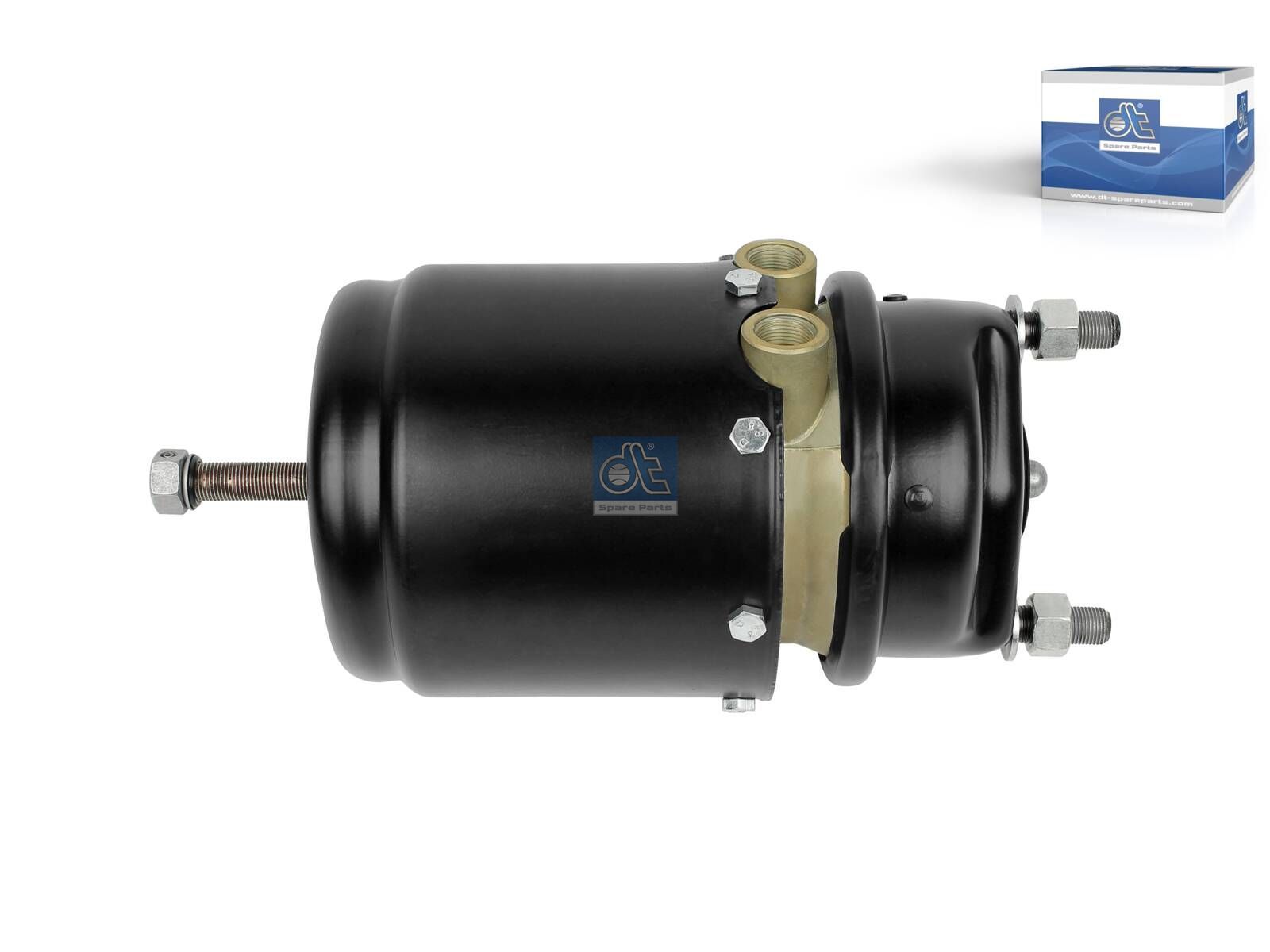 DT Spare Parts 4.67664 Spring brake cylinder, right, M16 x 1,5, M22 x 1,5, Ls: 64 mm, Lp: 15 mm