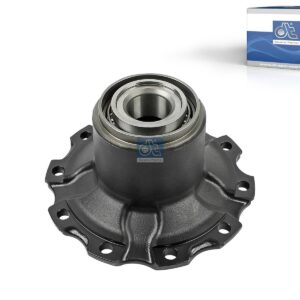 DT Spare Parts 4.67805 Wheel hub, with bearing, d1: 110 mm, d2: 150 mm, D: 378 mm, 10 bores, b: 22 mm, H: 176 mm