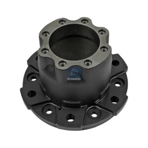 DT Spare Parts 4.67811 Wheel hub, without bearings, d: 130 mm, D: 250 mm, 6 bores, b: 18 mm, H: 140 mm