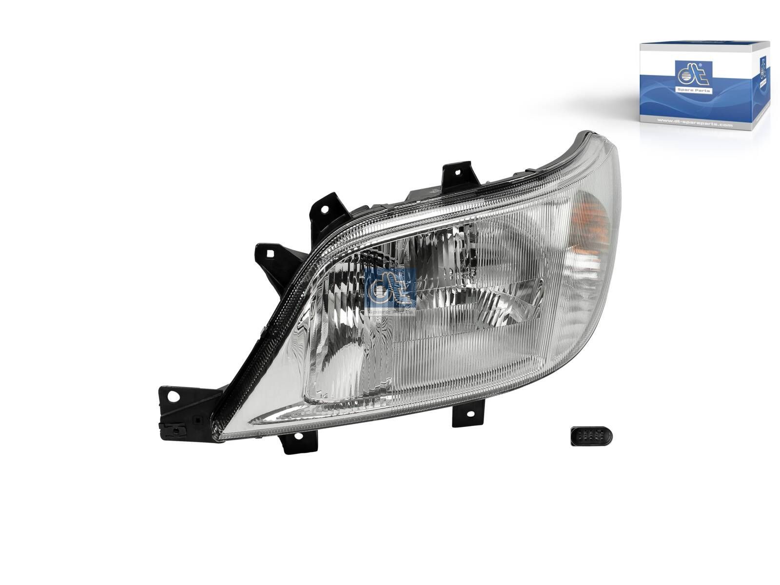 DT Spare Parts 4.67950 Headlamp, left, without bulbs, 12 V