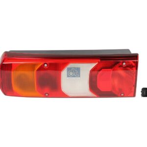 DT Spare Parts 4.68055 Tail lamp, left, with license plate lamp