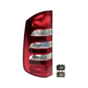 DT Spare Parts 4.68072 Tail lamp, left, with bulbs