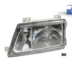 DT Spare Parts 4.68080 Headlamp, left, without bulbs, with fog lamp, 12 V