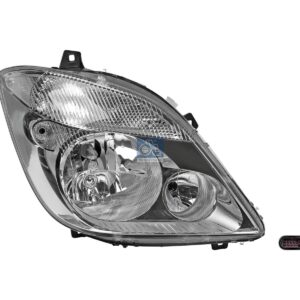 DT Spare Parts 4.68083 Headlamp, right, without bulbs