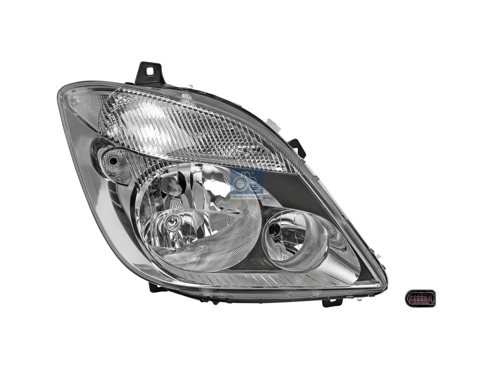 DT Spare Parts 4.68083 Headlamp, right, without bulbs