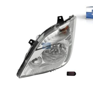 DT Spare Parts 4.68087 Headlamp, left, without bulbs, 12 V