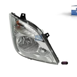 DT Spare Parts 4.68088 Headlamp, right, without bulbs, with fog lamp, 12 V
