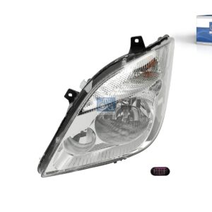 DT Spare Parts 4.68089 Headlamp, left, without bulbs, with fog lamp, 12 V