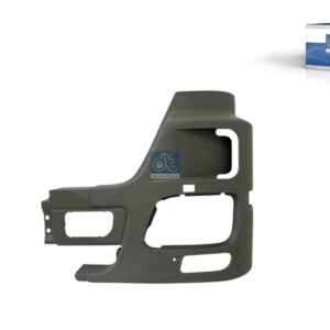 DT Spare Parts 4.68618 Bumper cover, left, grey