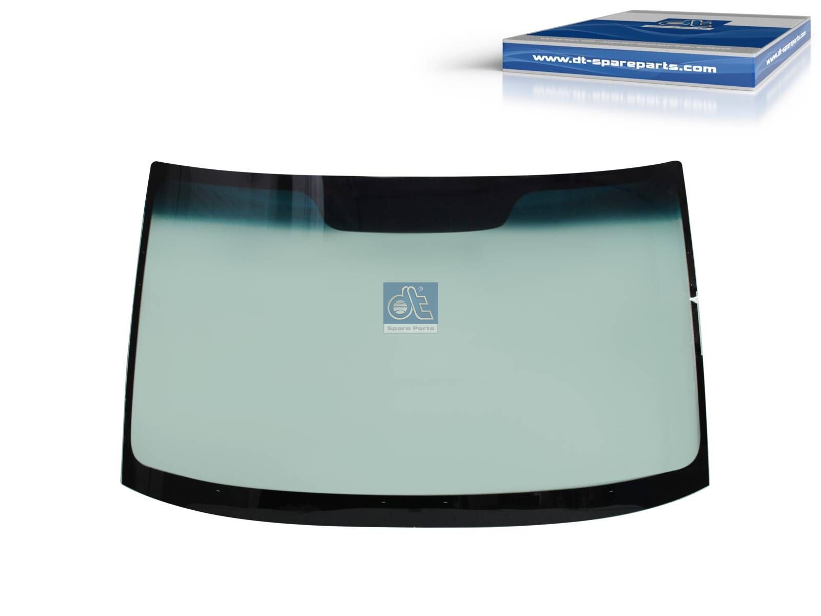 DT Spare Parts 4.68836SP Windshield, clear, wooden box, L: 2124 mm, W: 804 mm