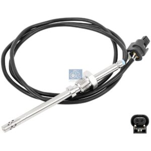 DT Spare Parts 4.69089 Exhaust gas temperature sensor, M14 x 1,5, SW: 17, L: 1210 mm, L: 1110 mm, 2 poles