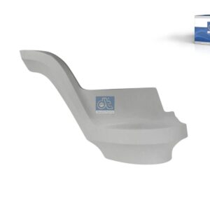 DT Spare Parts 4.69129 Bumper, right, white primed