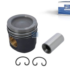 DT Spare Parts 4.69153 Piston, complete with rings, D: 128 mm, L: 129.6 mm