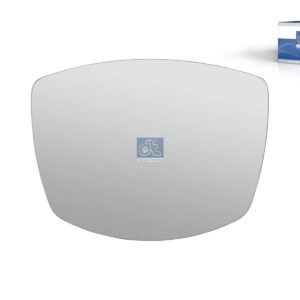 DT Spare Parts 4.69257 Mirror glass, front mirror, heated, D: 230 mm, W: 242 mm, H: 242 mm