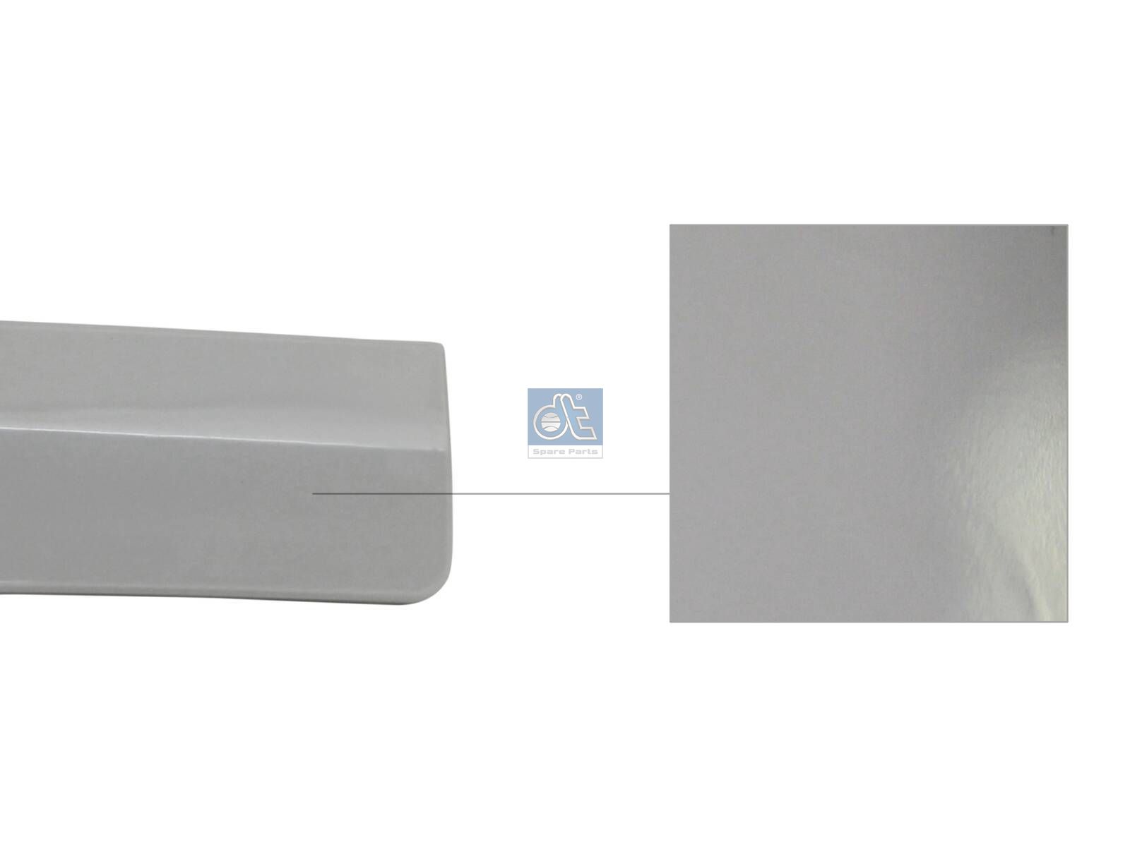 DT Spare Parts 4.69578SP Fender, left, white
