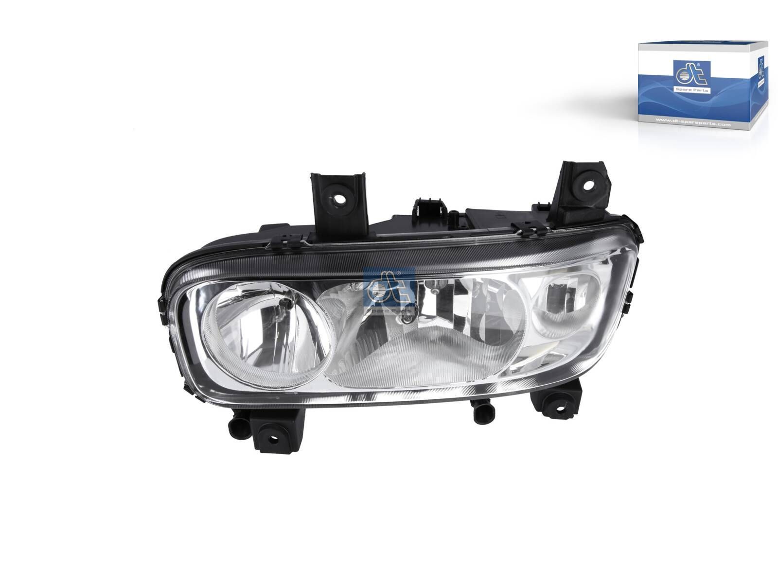 DT Spare Parts 4.69707 Headlamp, left, with adjusting motor, 24 V, 6 poles
