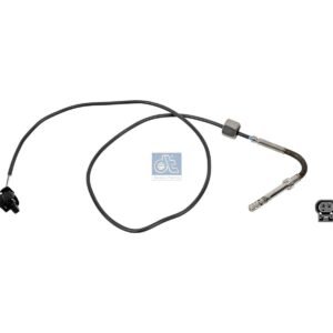 DT Spare Parts 4.69751 Exhaust gas temperature sensor, M14 x 1,5, SW: 17, L: 815 mm, L: 740 mm, α: 60 °, 2 poles