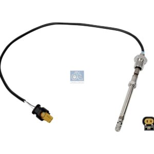 DT Spare Parts 4.69777 Exhaust gas temperature sensor, M14 x 1,5, SW: 17, L: 545 mm, L: 390 mm, 2 poles