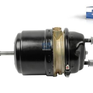 DT Spare Parts 4.69810 Spring brake cylinder, left, M16 x 1,5, M22 x 1,5, Ls: 64 mm, Lp: 15 mm