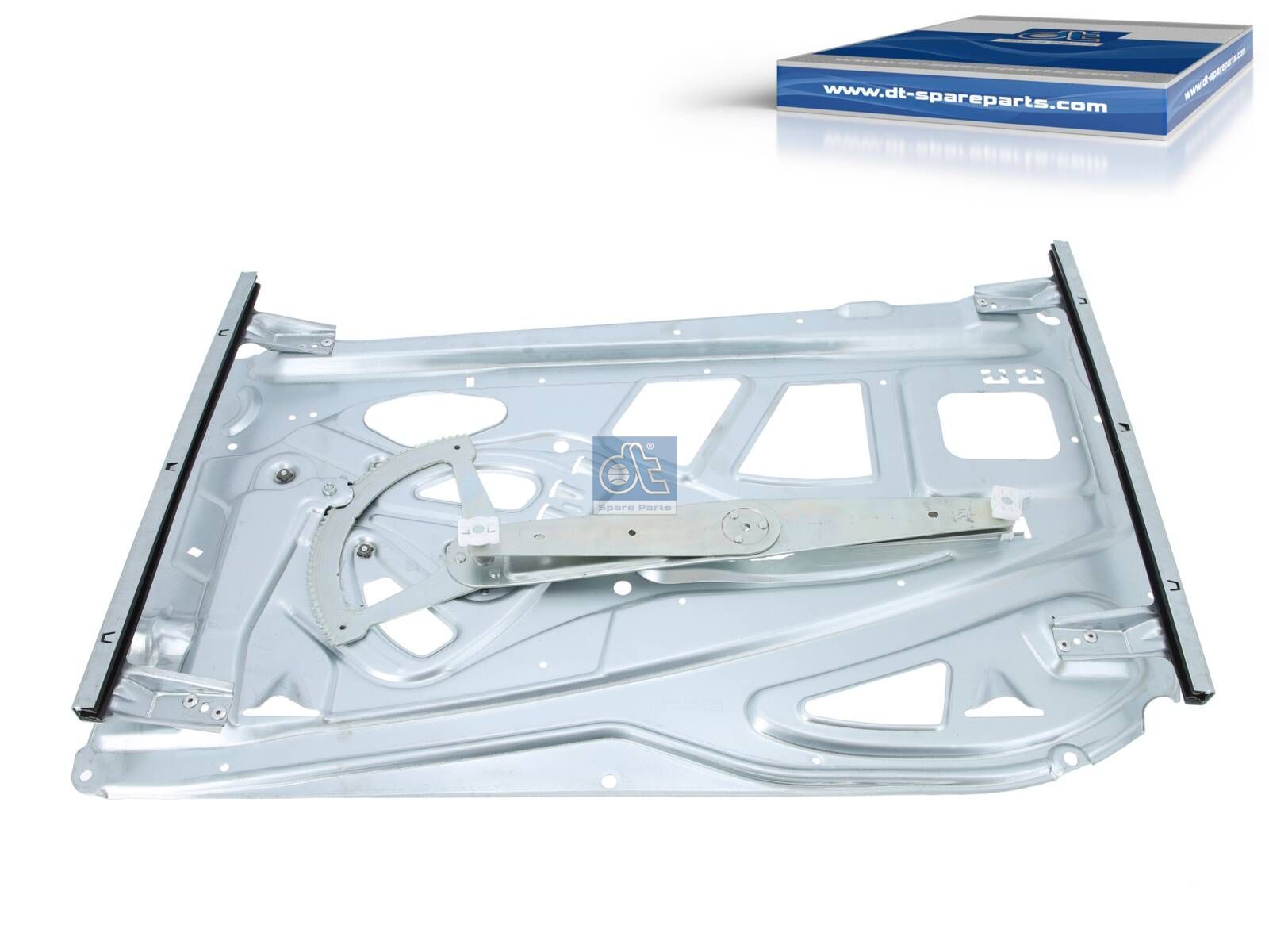 DT Spare Parts 4.69908 Window regulator, left, with motor
