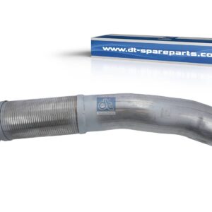DT Spare Parts 4.69954 Exhaust pipe, d: 117 mm, D1: 120 mm, D2: 140 mm, Lmin: 745 mm, Lmax: 800 mm
