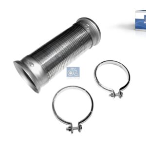 DT Spare Parts 4.70244SP Flexible pipe, with clamps, tinned