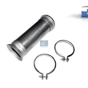 DT Spare Parts 4.70245SP Flexible pipe, with clamps, tinned